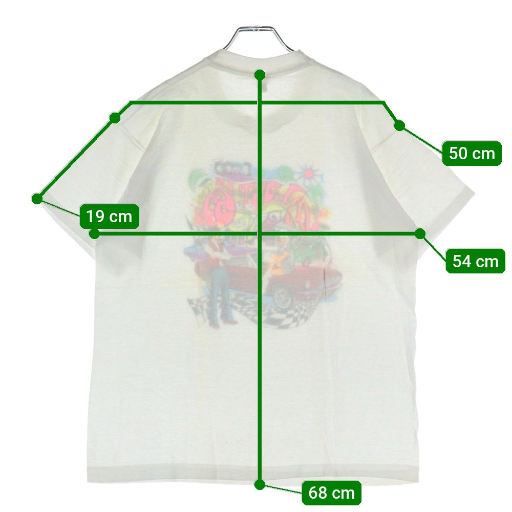 VINTAGE(ヴィンテージ) 80S The Beatles Lost in the 60s ビートルズ グラフィックプリント 半袖Tシャツ ホワイト