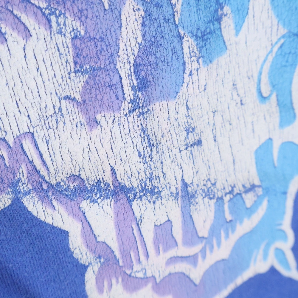 VINTAGE(ヴィンテージ) 90S SKATE RAGS 両面プリント 半袖Tシャツ ブルー