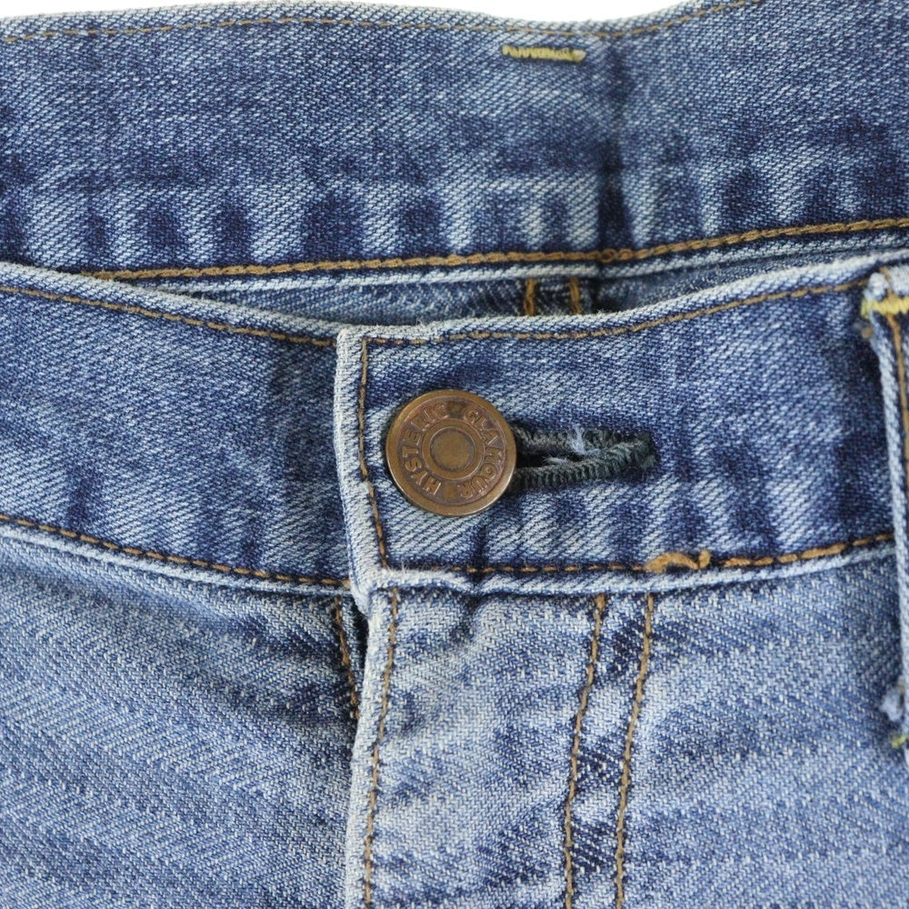 HYSTERIC GLAMOUR(ヒステリックグラマー) KINKY ウミヘビ ツギハギデニムパンツ インディゴ