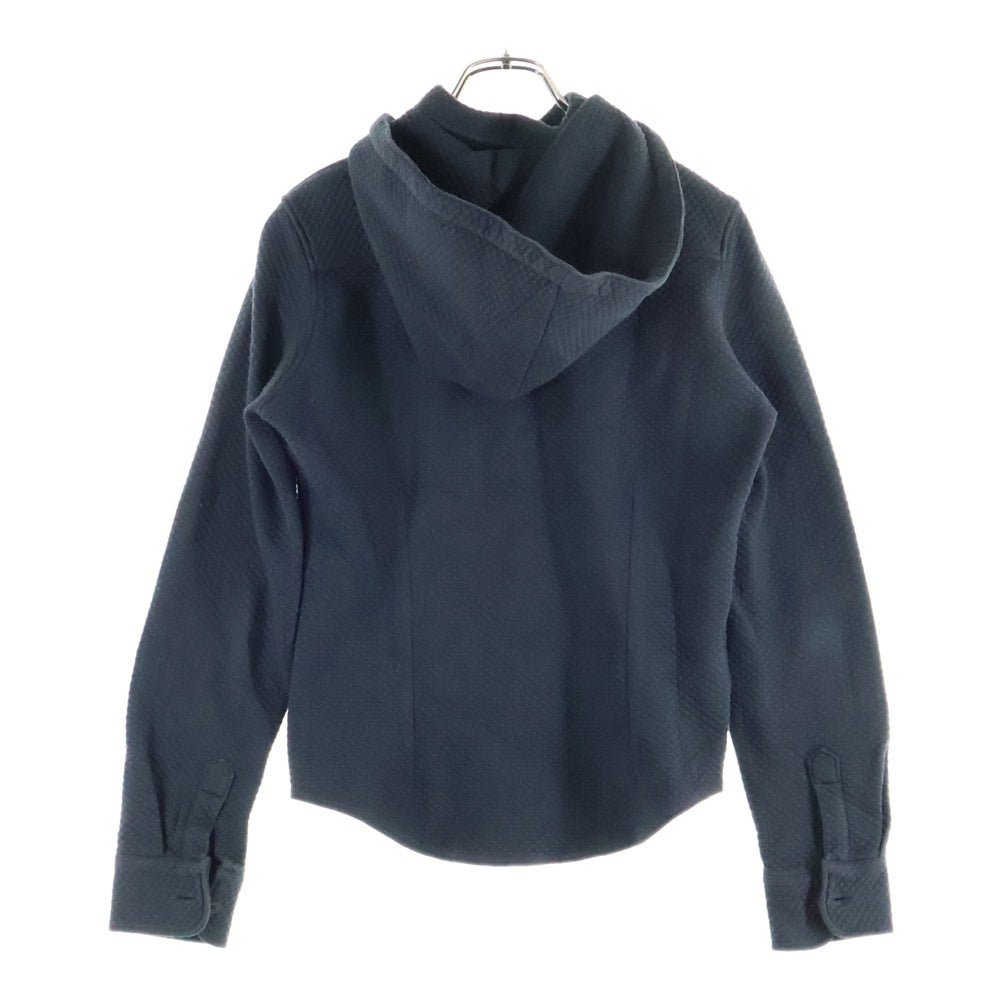 RAF SIMONS(ラフシモンズ) 初期タグ キルティング フーディー 長袖シャツ ブラック