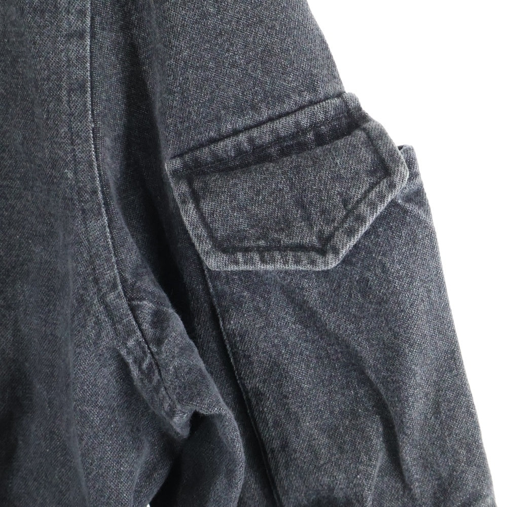 RAF SIMONS(ラフシモンズ) 05SS ダブル ライダース デニム ジャケット インディゴ グレー