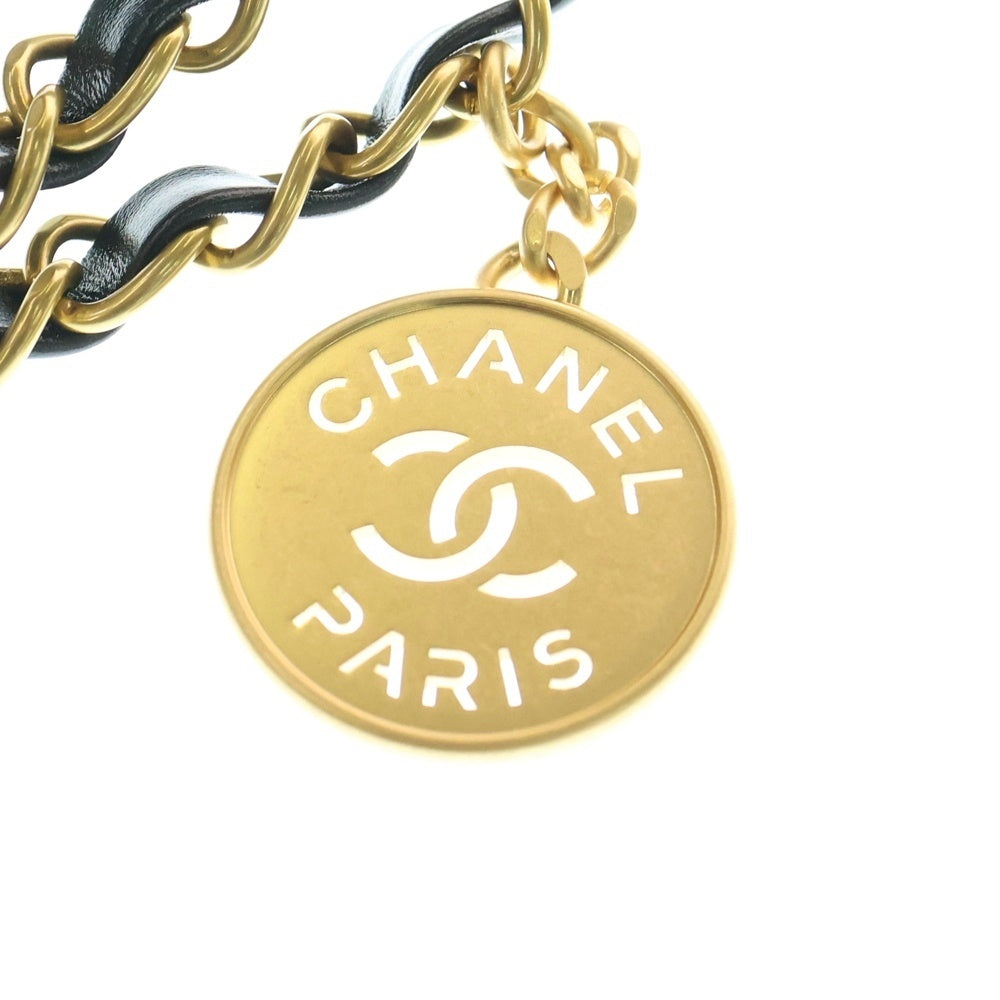 CHANEL(シャネル) シャネル22 ミディアム マトラッセ グリーン シャイニーカーフスキン ゴールド金具 ショルダーバッグ 斜め掛けバッグ