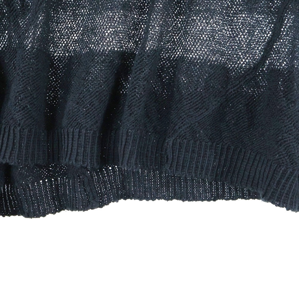 NUMBER (N)INE(ナンバーナイン) Archive SUMMER KNIT アーカイブ シャドーボーダー サマーニット ブラック