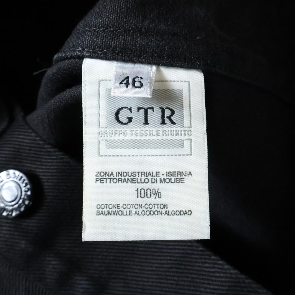 HELMUT LANG(ヘルムートラング) 90s UNION JACK RUBBER PAINTED DENIM VEST ユニオン ジャック ラバーペイント デニム ベスト ブラック