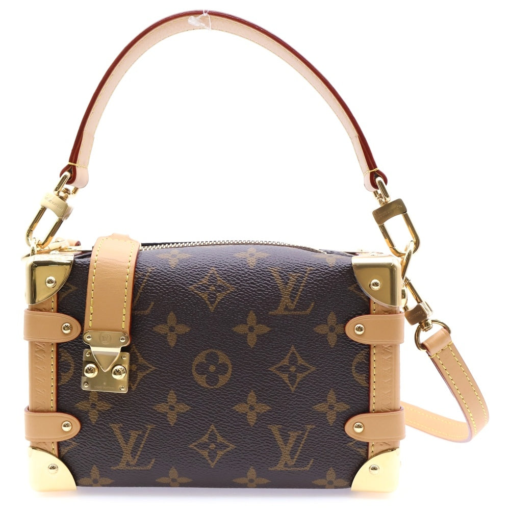 LOUIS VUITTON(ルイヴィトン) モノグラム サイドトランクPM 2WAYハンドバッグ ブラウン M46815