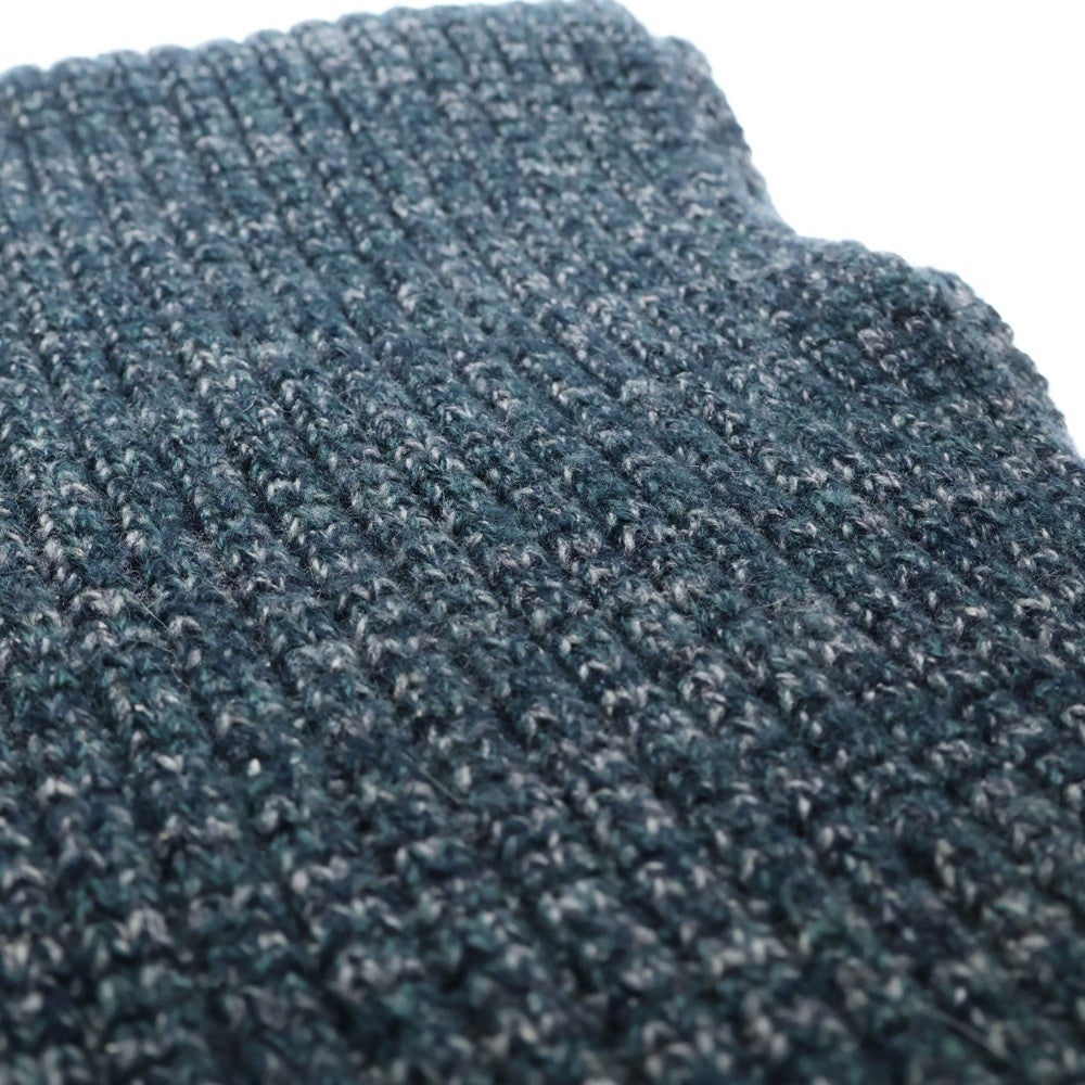 Y's for men(ワイズフォーメン) メランジ アゼ編み マフラー グリーン