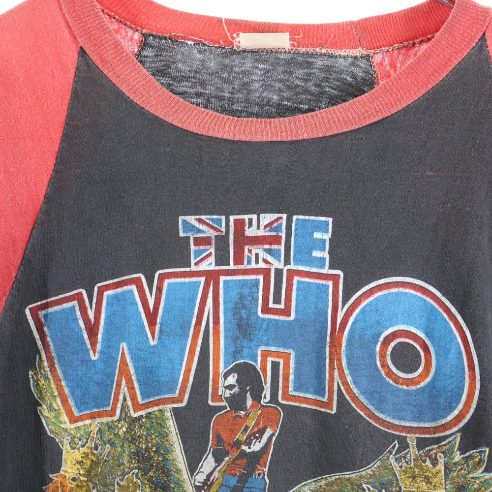 VINTAGE(ヴィンテージ) 80s THE WHO ザフー ラグラン Tシャツ ブラック