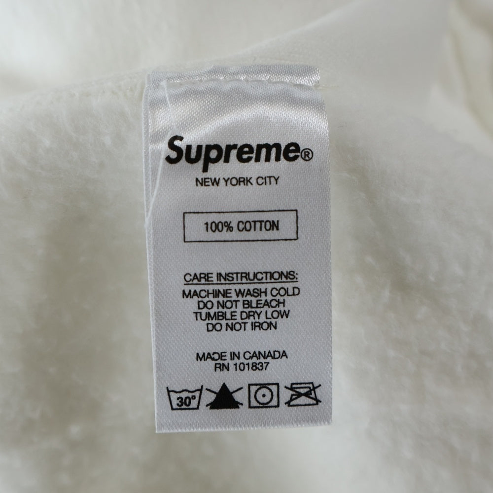 SUPREME(シュプリーム) 17SS Comme Des Garcons SHIRT Box Logo Hooded Sweatshirt コムデギャルソン ボックスロゴ プルオーバースウェットパーカー フーディー ホワイト