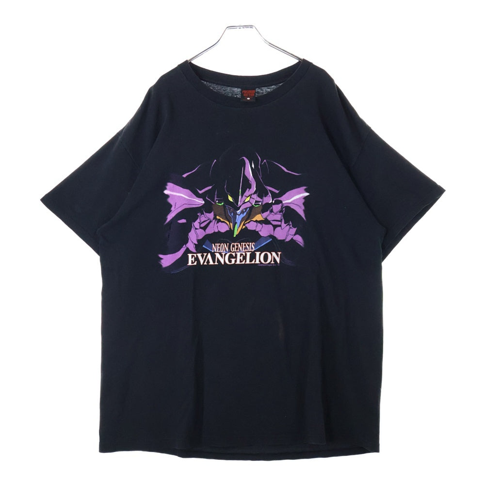 VINTAGE(ヴィンテージ) 90s NEON GENESIS EVANGELION TEE FASHION VICTIM 新世紀エヴァンゲリオン 初号機 プリント 半袖Tシャツ カットソー ブラック