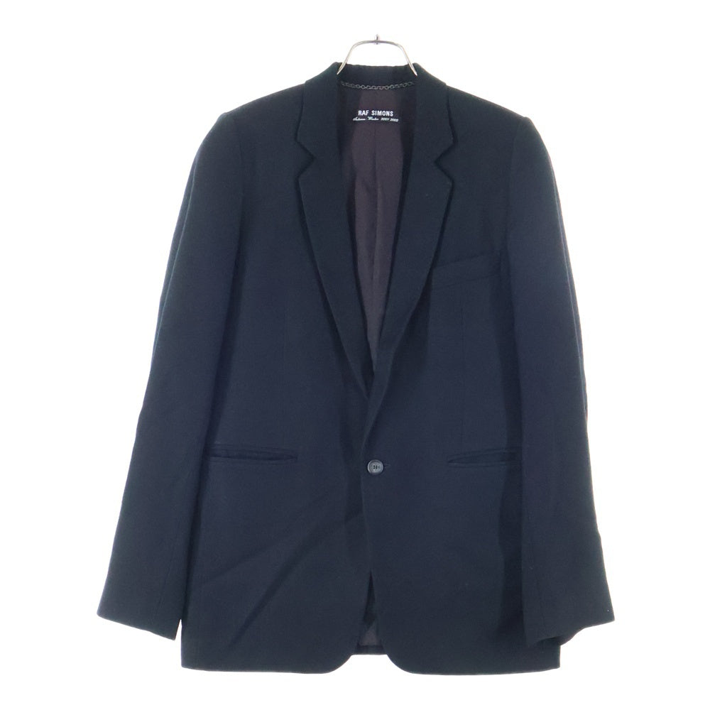 RAF SIMONS(ラフシモンズ) 01AW ARCHIVE RIOT RIOT RIOT期 1B ウール テーラードジャケット ジャケット ブラック