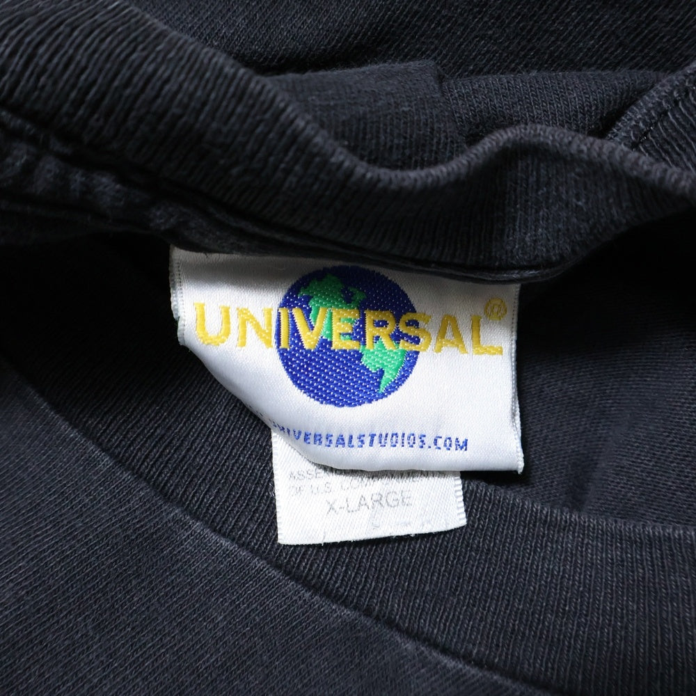 VINTAGE(ヴィンテージ) 00s JURASSIC PARK THE RIDE UNIVERSAL STUDIOS ジュラシックパーク Tシャツ 半袖カットソー ブラック