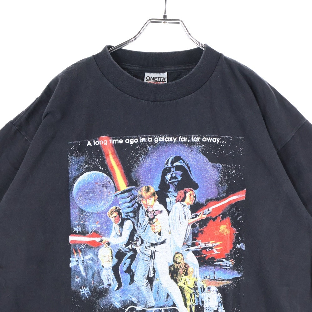 VINTAGE(ヴィンテージ) 90s STAR WARS スターウォーズ フロントプリント Tシャツ 半袖カットソー ブラック