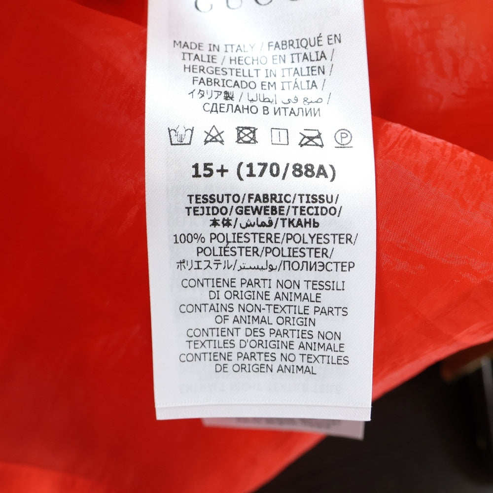 GUCCI(グッチ) See through Regular Collar short sleeve shirt 759330 ZAOKU シースルー レギュラーカラー 半袖シャツ レッド