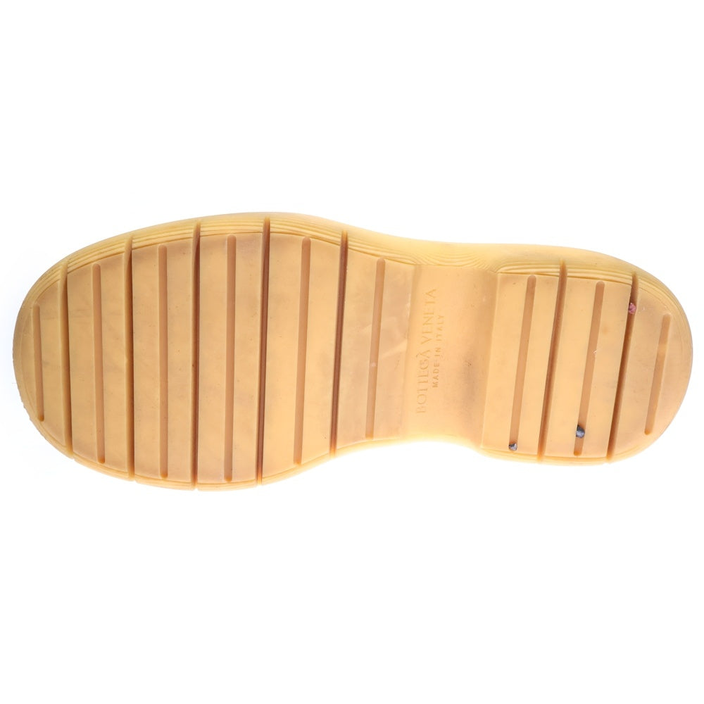 BOTTEGA VENETA(ボッテガヴェネタ) 21AW バウンス レザー レースアップ ローカット シューズ ブラック