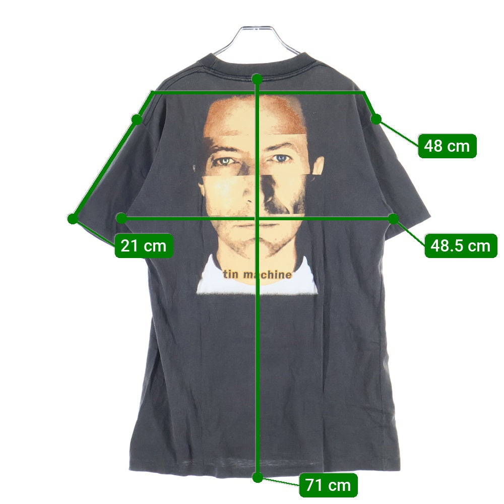 VINTAGE(ヴィンテージ) 90s TIN MACHINE ティン・マシーン Tシャツ 半袖カットソー ブラック