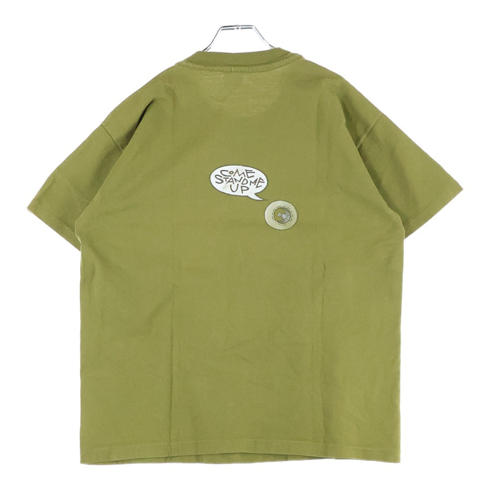VINTAGE(ヴィンテージ) 90s SOUND GARDEN COME STAND ME UP サウンドガーデン 両面プリント Tシャツ 半袖カットソー カーキ