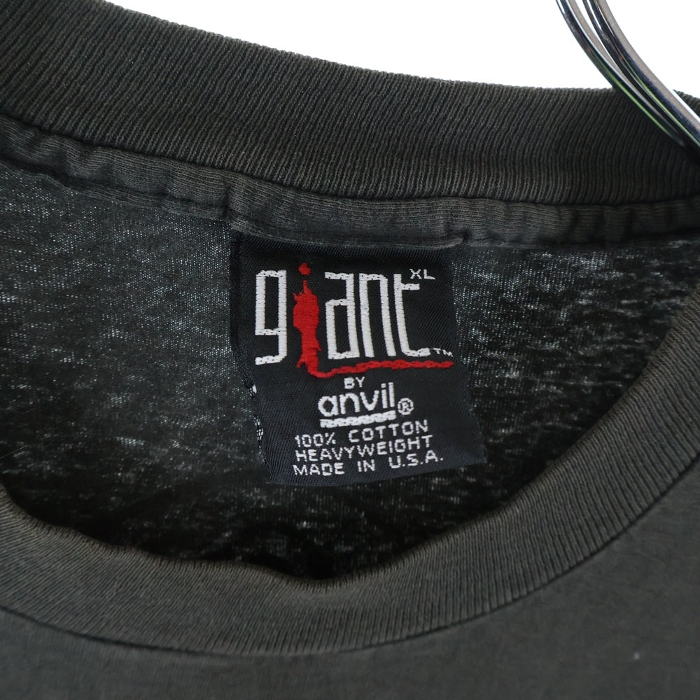 VINTAGE(ヴィンテージ) 90s RAGE AGAINST THE MACHINE FIST MOLOTOV アゲインストザマシーン 半袖Tシャツ カットソー ブラック