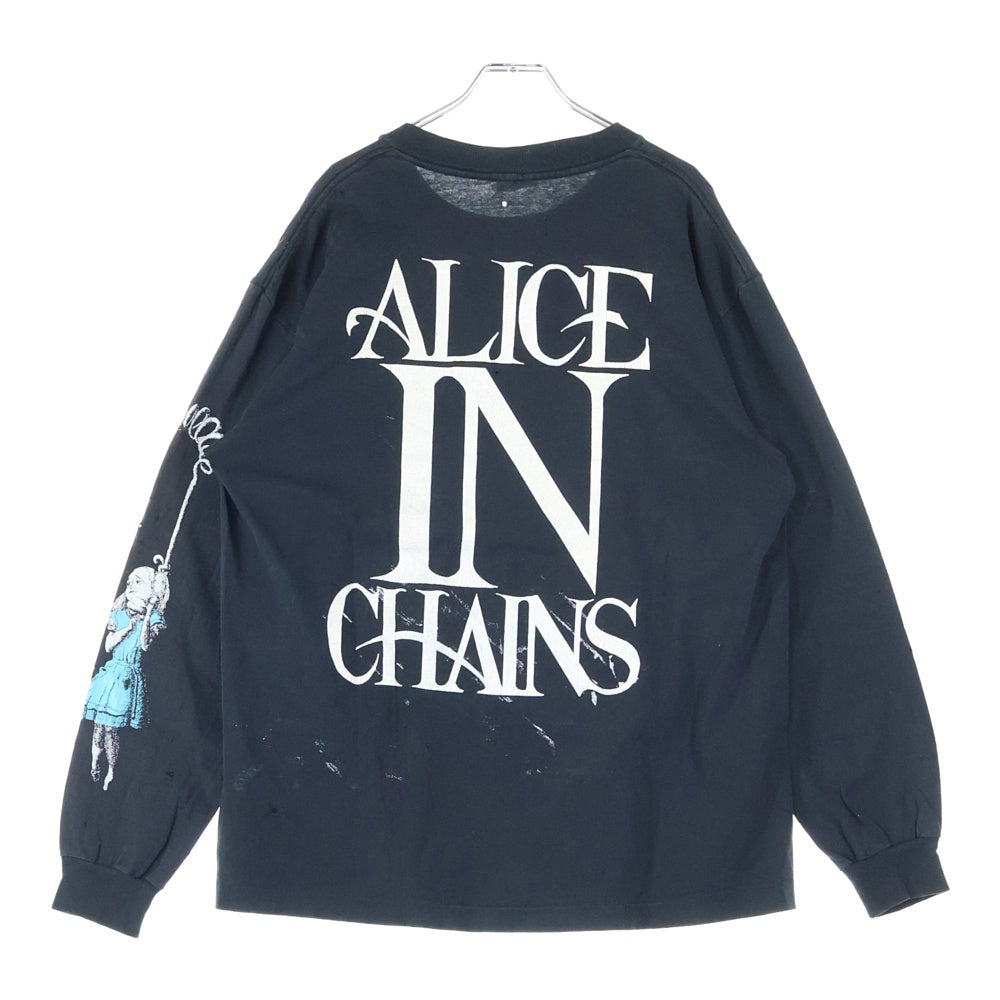 VINTAGE(ヴィンテージ) 90s ALICE IN CHAINS ALICE HANGING L/S アリスインチェイン 長袖Tシャツ ロングスリーブ カットソー ブラック