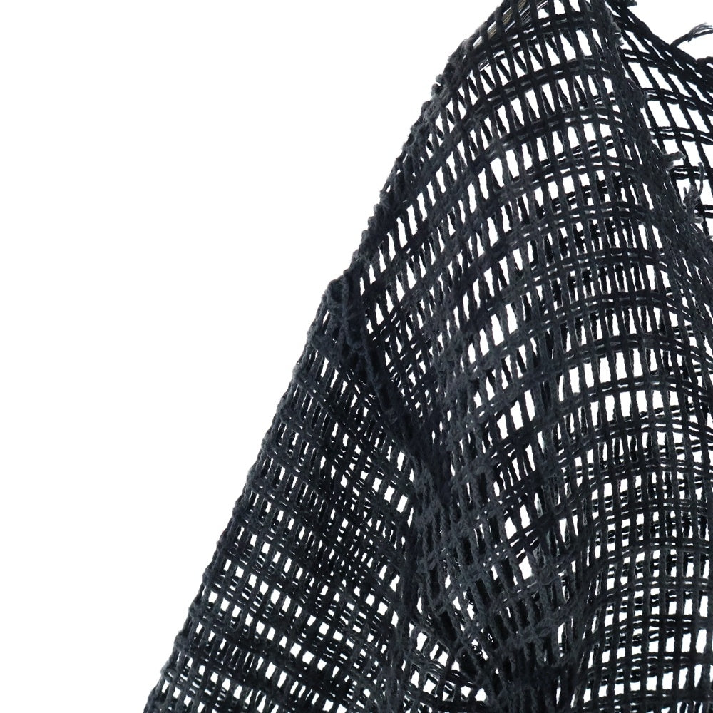 NUMBER (N)INE(ナンバーナイン) 04SS GIVE期 ハートトライバル メッシュ カットソー 長袖Tシャツ ブラック