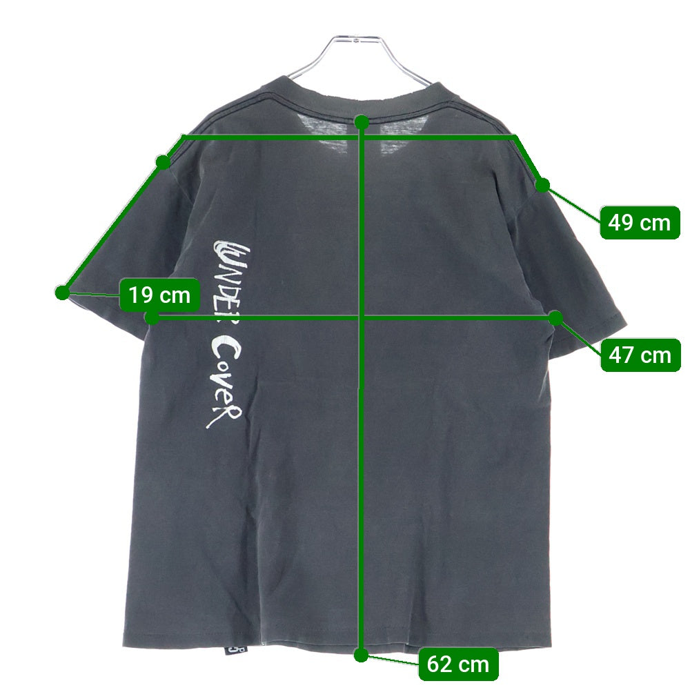 UNDERCOVER(アンダーカバー) 90s 最初期 Archive one and onry ENFants logo print ロゴプリント 半袖Tシャツ カットソー ブラック