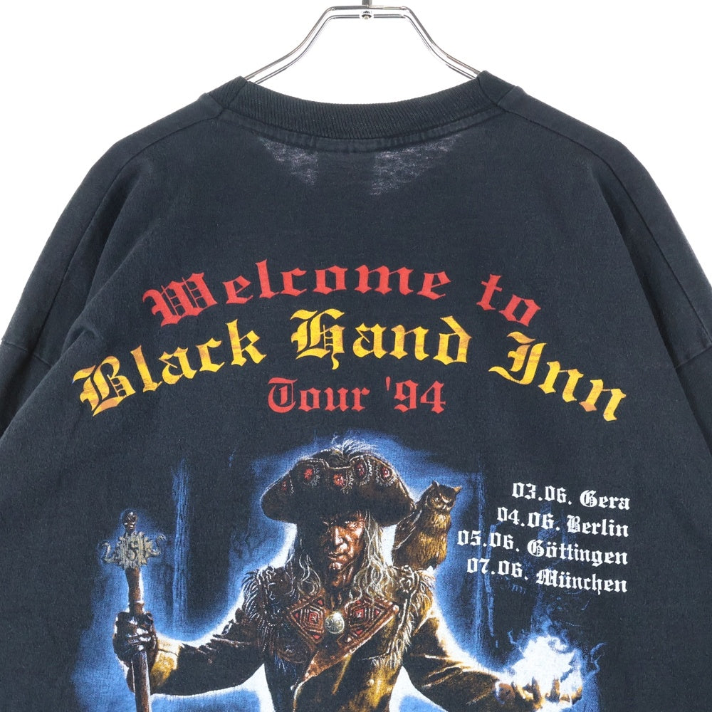 VINTAGE(ヴィンテージ) 90s RUNNING WILD BLACK HAND INN ランニング ワイルド ロンT 長袖カットソー ブラック