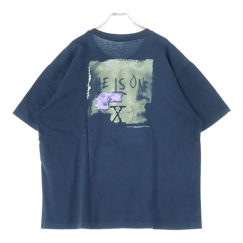 VINTAGE(ヴィンテージ) 90s X-FILES HE IS ONE エックスファイル 両面プリント Tシャツ 半袖カットソー ブラック