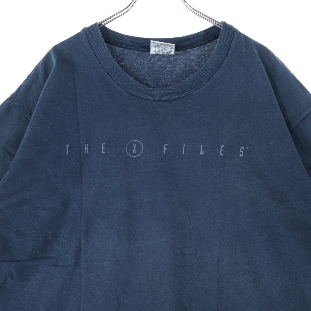 VINTAGE(ヴィンテージ) 90s X-FILES HE IS ONE エックスファイル 両面プリント Tシャツ 半袖カットソー ブラック