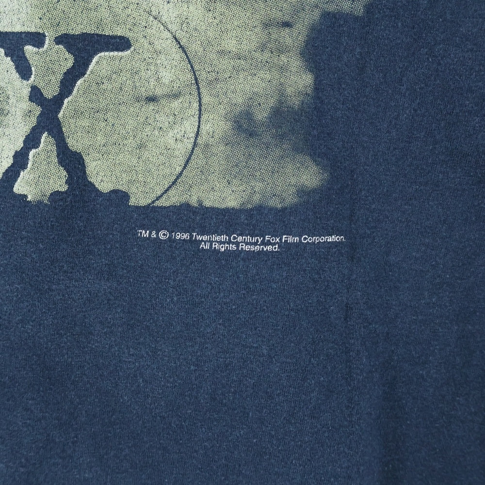 VINTAGE(ヴィンテージ) 90s X-FILES HE IS ONE エックスファイル 両面プリント Tシャツ 半袖カットソー ブラック