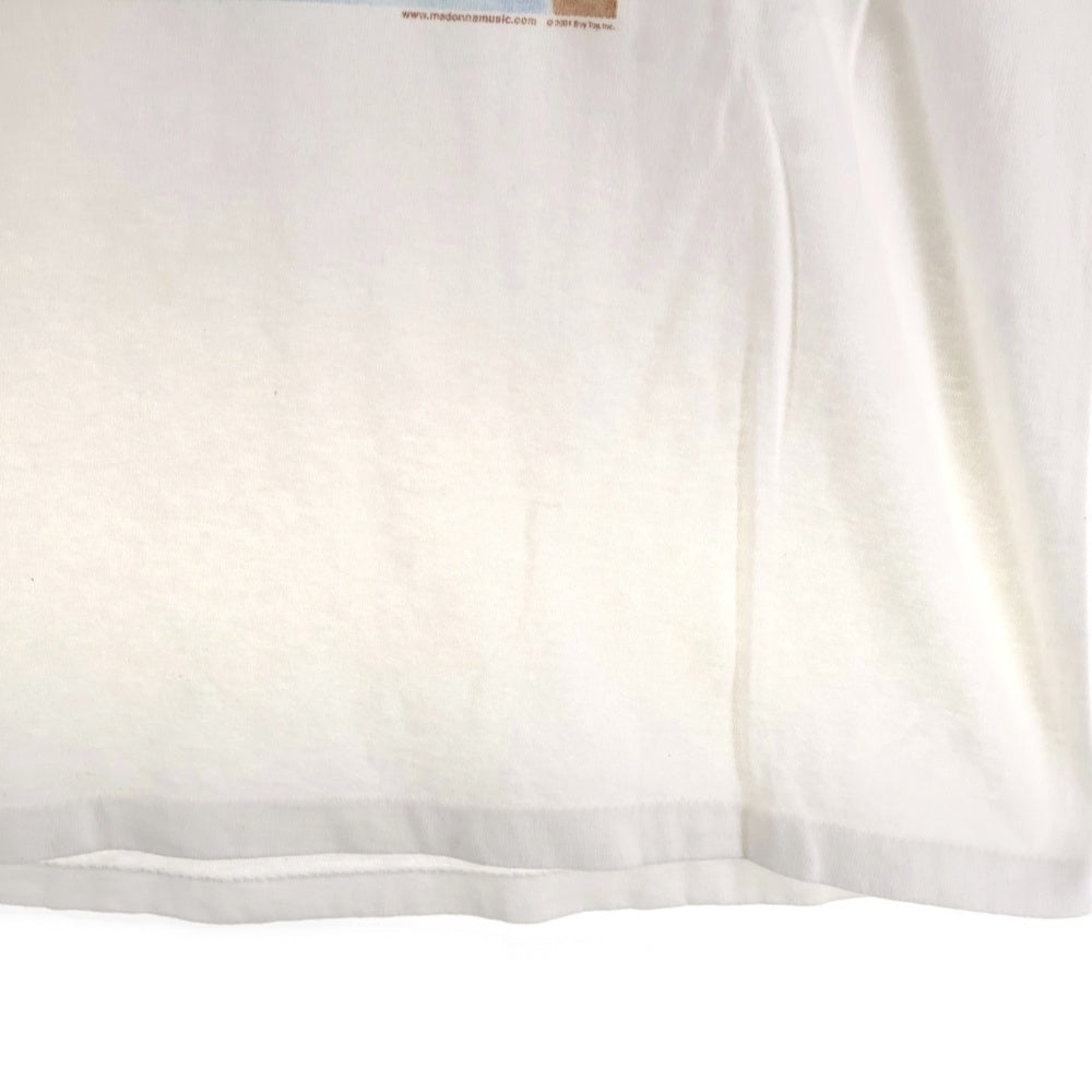VINTAGE(ヴィンテージ) 00s MADONNA DROWNED WORLD TOUR マドンナ Tシャツ 半袖カットソー ホワイト