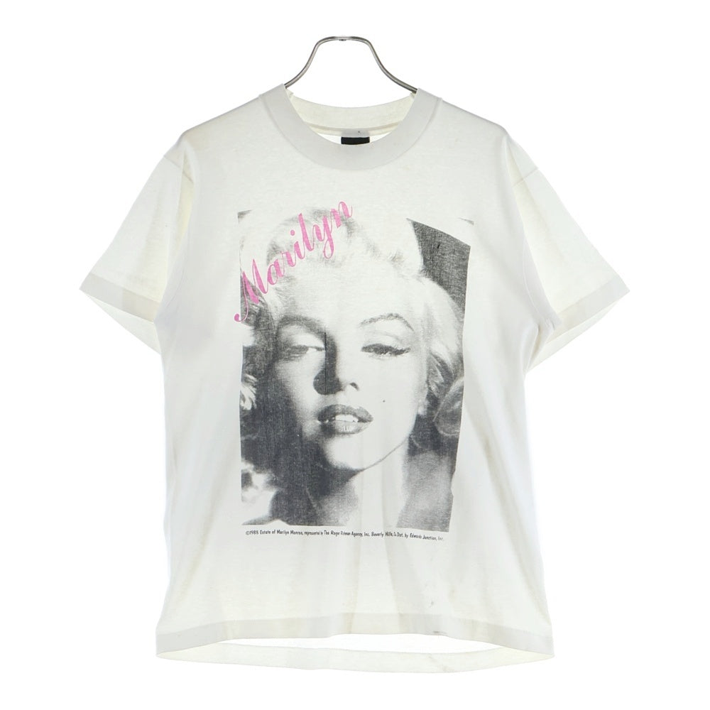 VINTAGE(ヴィンテージ) 80s MARILYN MONROE マリリンモンロー Tシャツ 半袖カットソー ホワイト