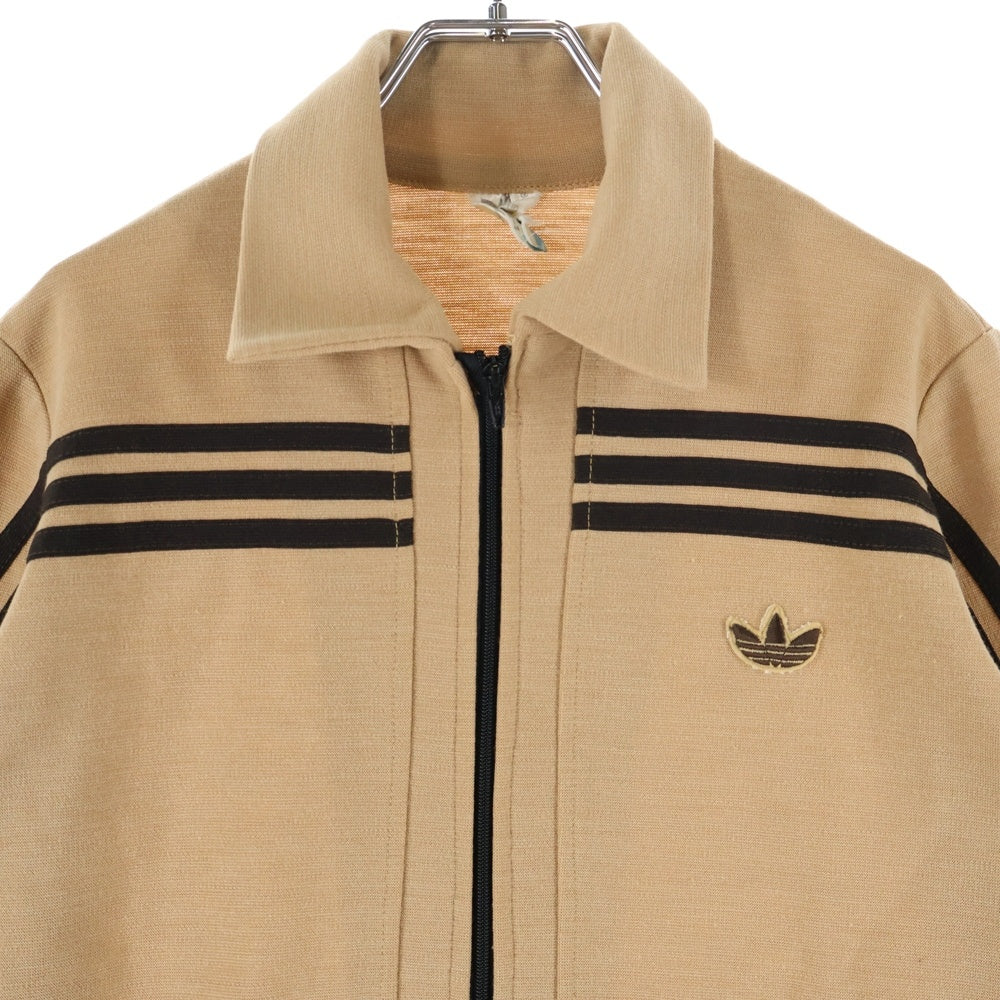 adidas(アディダス) 70s トラックジャケット ジップアップ ガイコツ ジャージ ブラウン