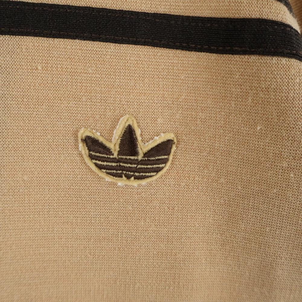 adidas(アディダス) 70s トラックジャケット ジップアップ ガイコツ ジャージ ブラウン