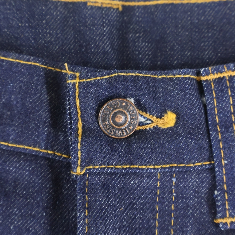 Levi's(リーバイス) 60-70s 606 デッドストック ボタン裏刻印23 オレンジタブ TALON ZIP BIG E デニム パンツ インディゴ