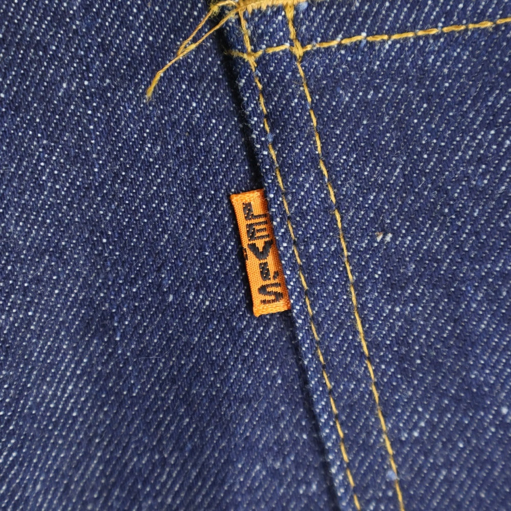 Levi's(リーバイス) 60-70s 606 デッドストック ボタン裏刻印23 オレンジタブ TALON ZIP BIG E デニム パンツ インディゴ