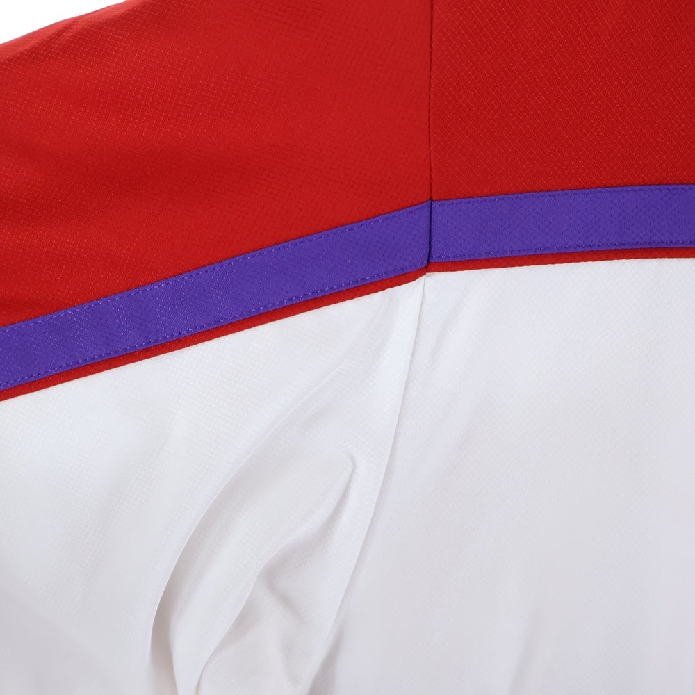 SUPREME(シュプリーム) 19AW ×LACOSTE puffy half zip pullover ラコステ パフィ ハーフジップ プルオーバー ナイロン ダウンジャケット レッド