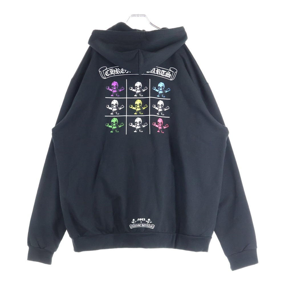 【HIR】新品FOTI フォッティ ジップアップパーカー M CHROME HEARTS(クロムハーツ) FOTI HOODIE ZIP ジップフォティ バック