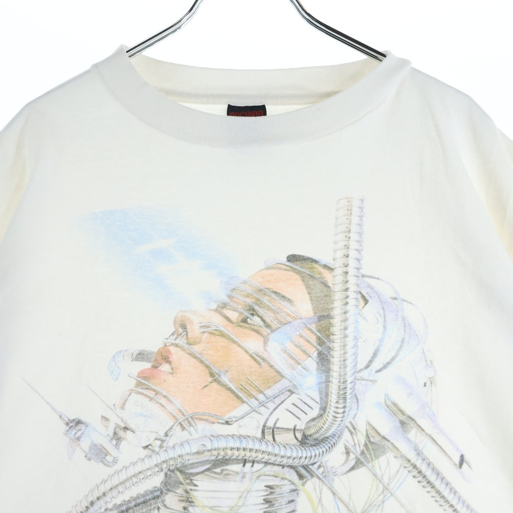 VINTAGE(ヴィンテージ) 90s SORAYAMA GYNOIDS 空山 ガイノイド フロントプリント Tシャツ 半袖カットソー ホワイト