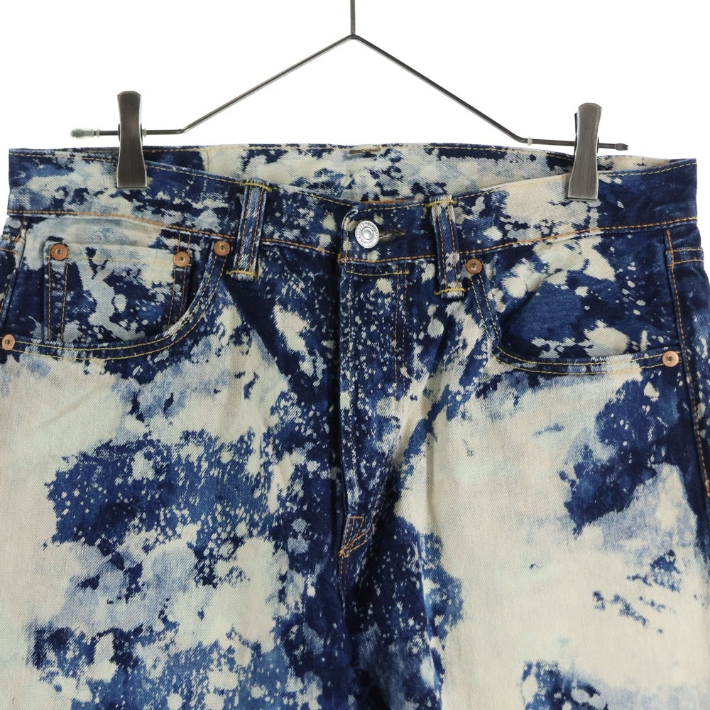 Levi's(リーバイス) 501 SPLASH BLEACH DENIM PANTS PC9-00501-1873 スプラッシュ ブリーチ デニム パンツ ブルー/ホワイト