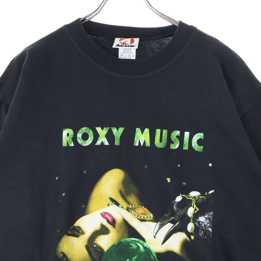 VINTAGE(ヴィンテージ) 00s ROXY MUSIC ロキシーミュージック 半袖Tシャツ カットソー ブラック