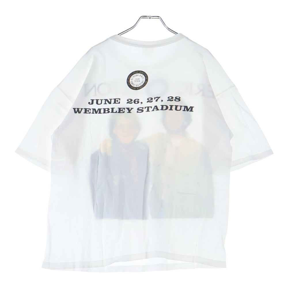 VINTAGE(ヴィンテージ) 90s Eric Clapton×Elton John 1992 tour tee euro 半袖Tシャツ カットソー ホワイト