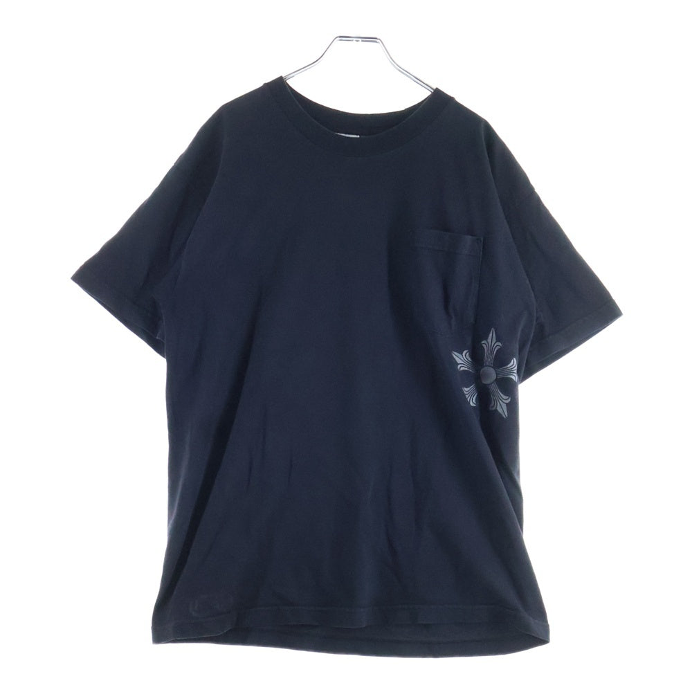 CHROME HEARTS(クロムハーツ) OLD SCROLL LABEL STAR CROSS S/S TEE オールド スクロールラベル スタークロス 半袖プリントTシャツ カットソー ブラック