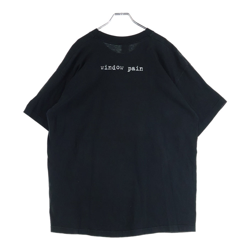 VINTAGE(ヴィンテージ) 90s PEARL JAM Window Pain パールジャム 両面プリント 半袖プリント カットソー ブラック