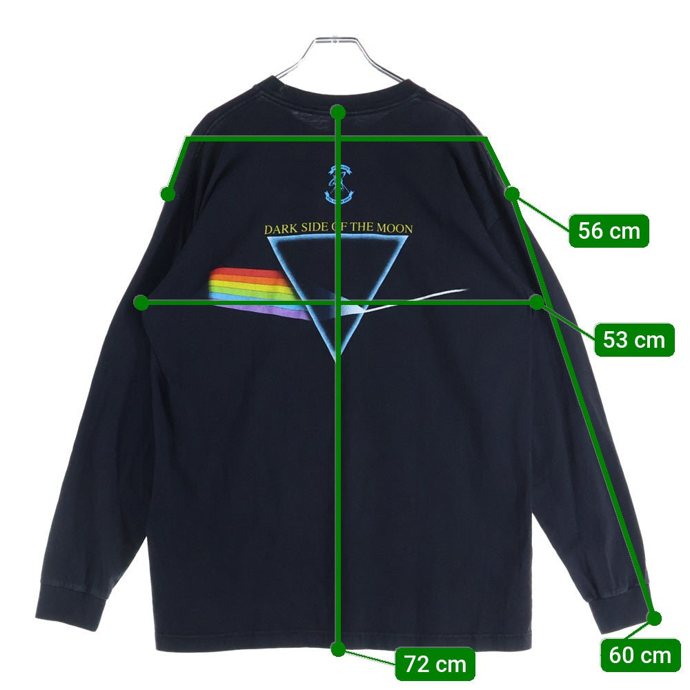 VINTAGE(ヴィンテージ) 90s PINK FLOYD DARK SIDE OF THE MOON ピンクフロイド 長袖Tシャツ カットソー ブラック