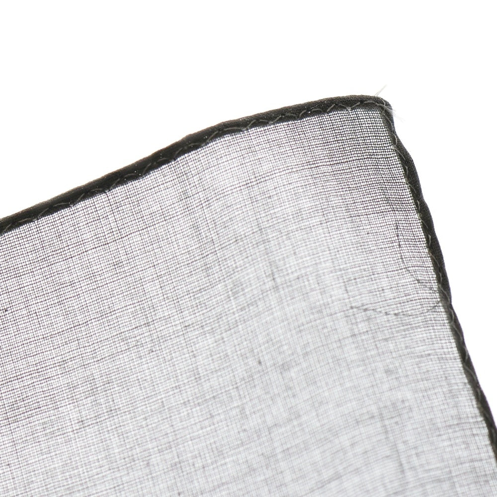 Yohji Yamamoto(ヨウジヤマモト) 90s ×Mats Gustafson マッツグスタフソン コラボ ハンカチ スカーフ 手捺 ブラック