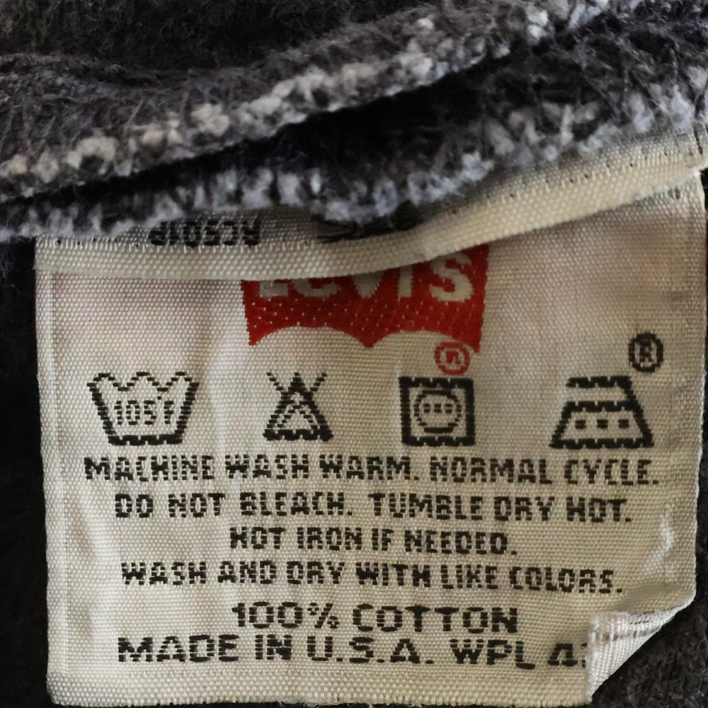 Levi's(リーバイス) 90s 501 後染め ブラックデニムパンツ USA製 1998年製 ボタン裏653 ブラック