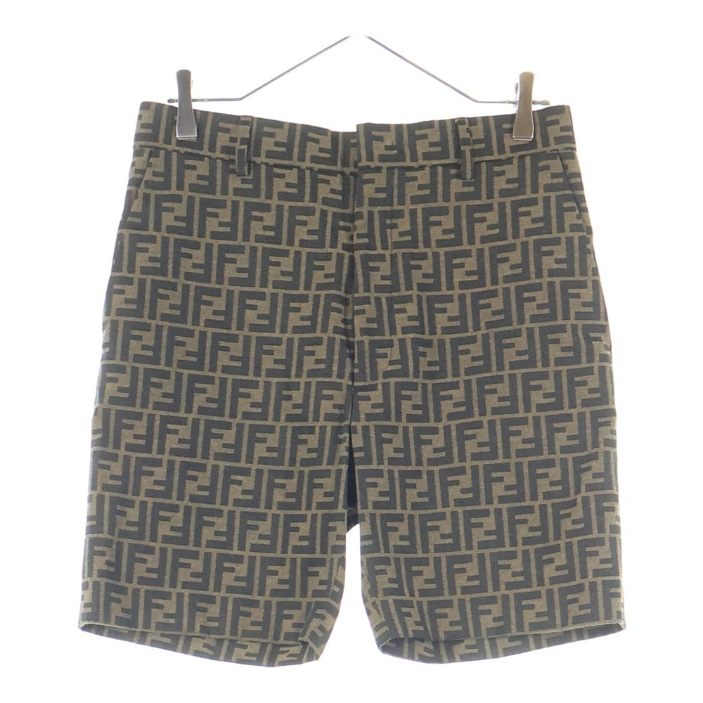 FENDI(フェンディ) ズッカ柄 ハーフパンツ FB0521 A6WJ ブラウン