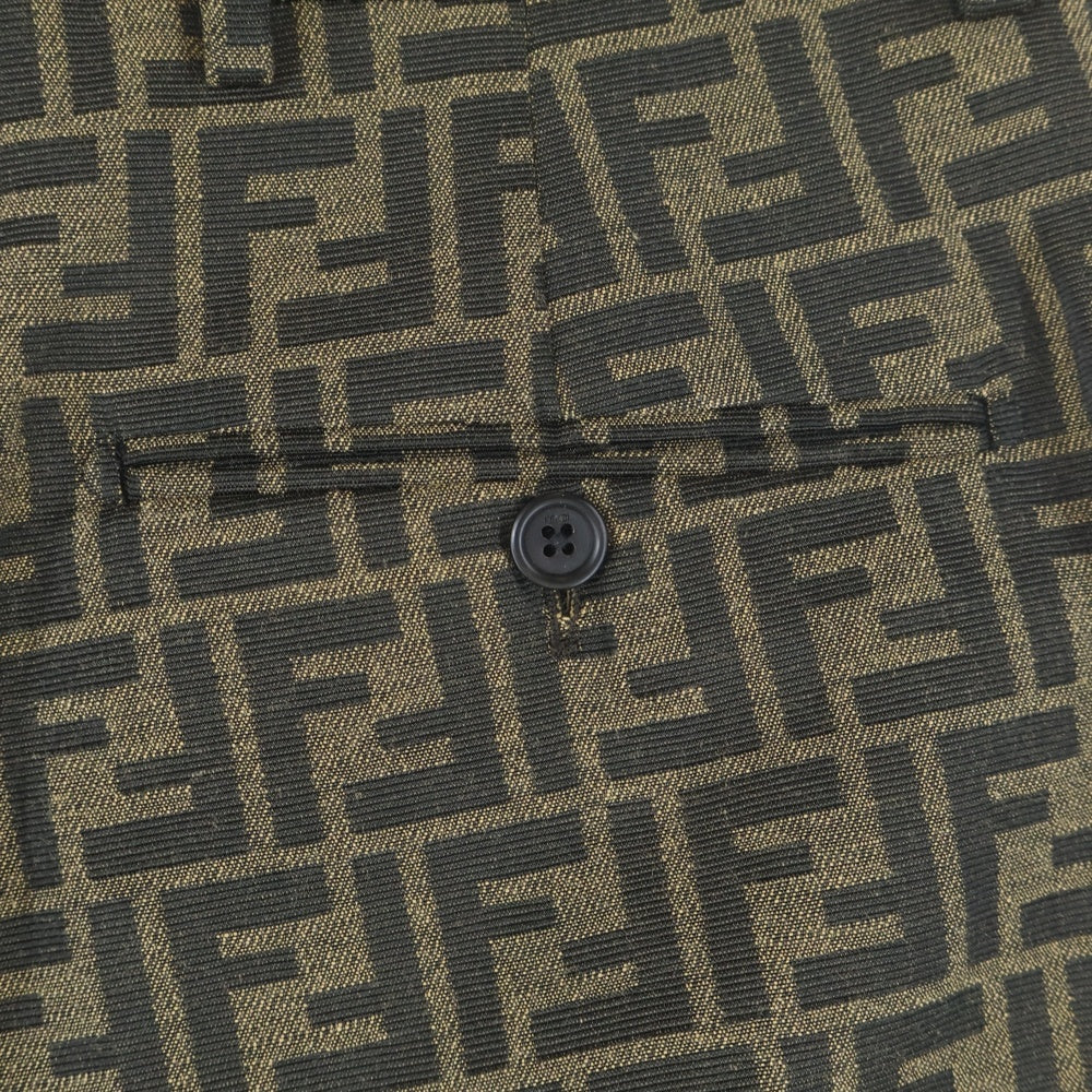FENDI(フェンディ) ズッカ柄 ハーフパンツ FB0521 A6WJ ブラウン