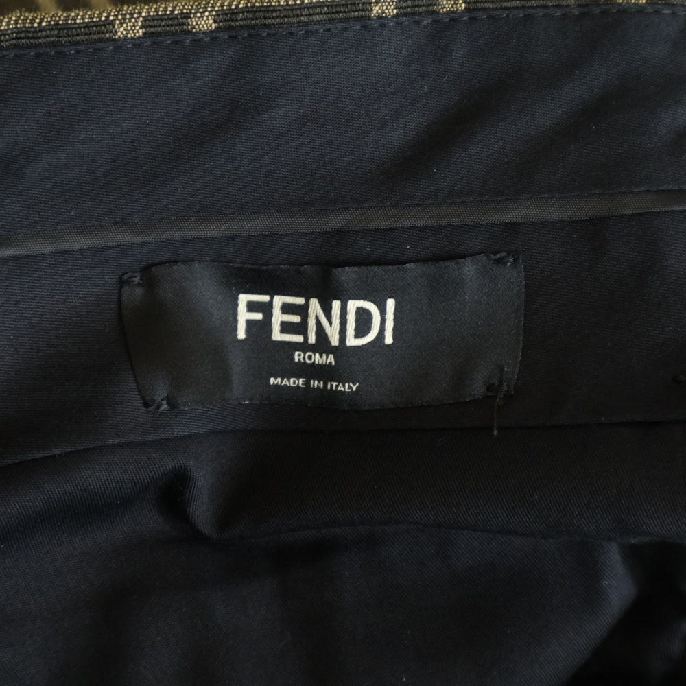 FENDI(フェンディ) ズッカ柄 ハーフパンツ FB0521 A6WJ ブラウン