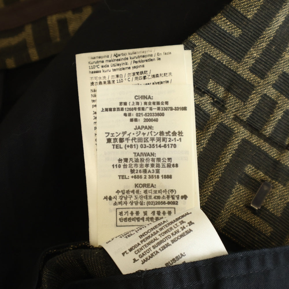 FENDI(フェンディ) ズッカ柄 ハーフパンツ FB0521 A6WJ ブラウン