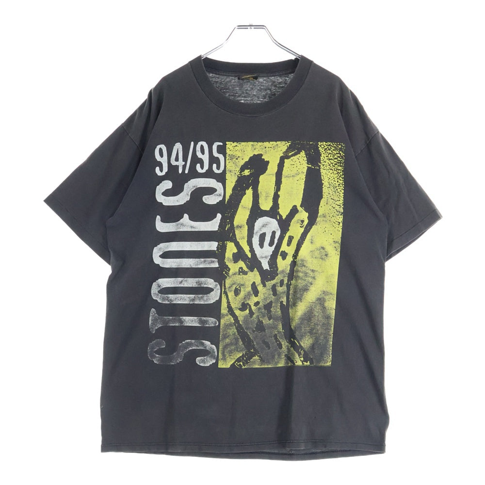 80s☆Rolling Stones Tシャツ ストーンズ ヴィンテージ☆90s レア 90s バンドT ローリングストーンズ 黒 ロックT ヴィンテージ